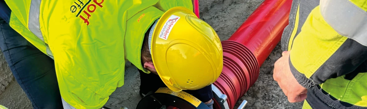 Kabelschutz bei Erdverlegung